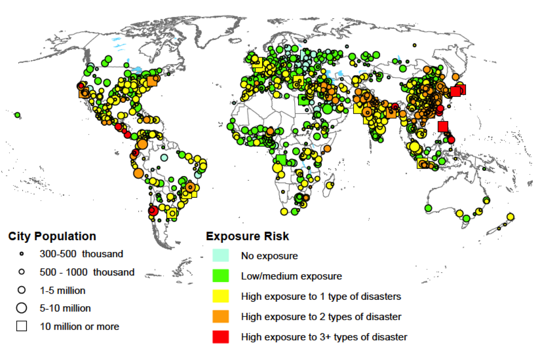 World city population. Схема населения земли. Megacities of the World. Risk exposure. City population.