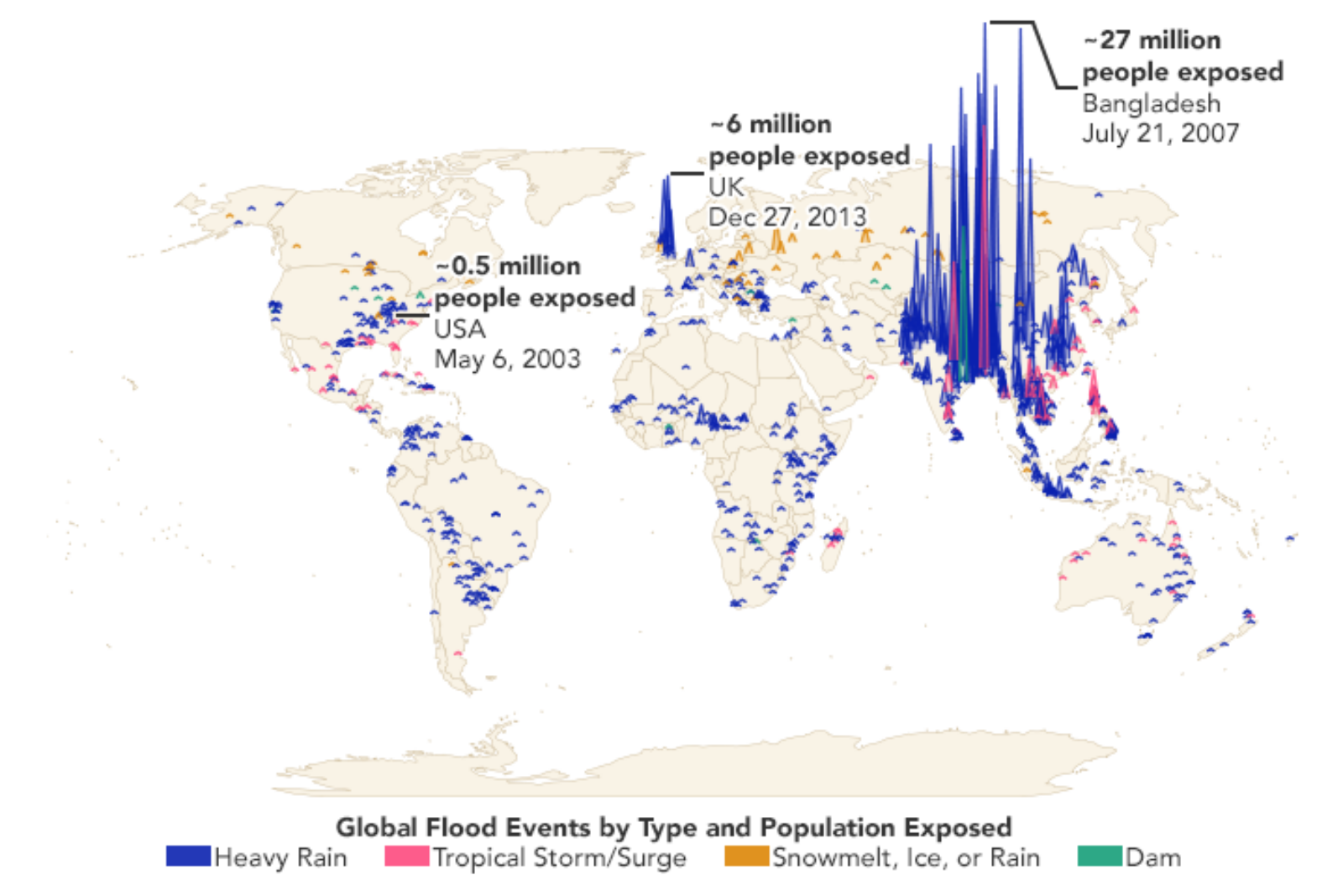 More people are living on floodplains than ever