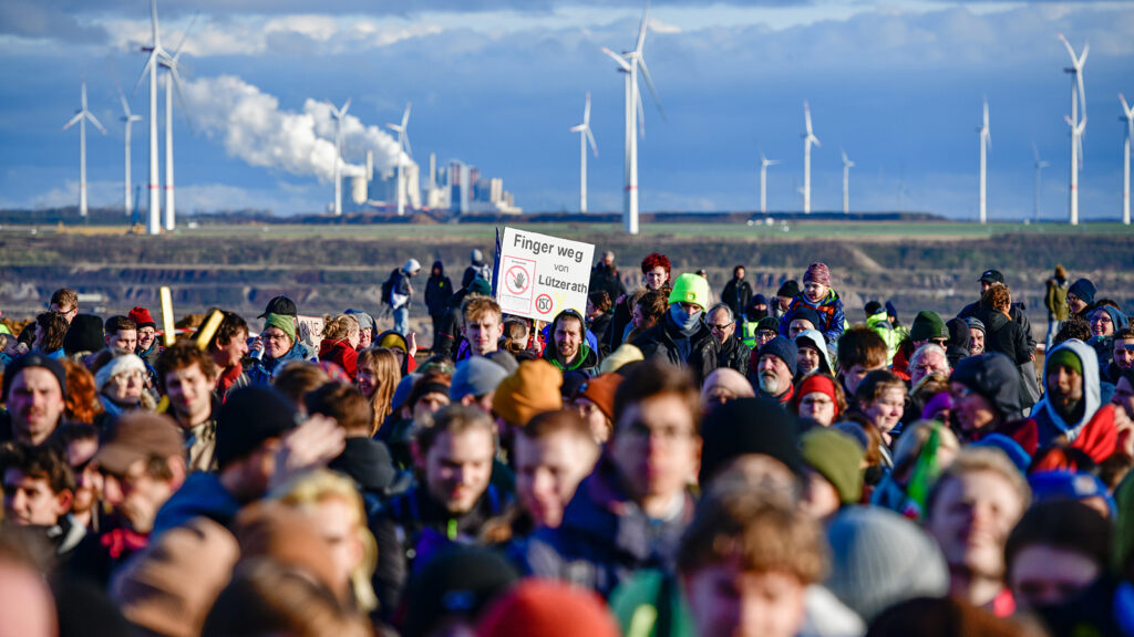 Environmental activists occupy the abandoned Luetzerath settlement in Germany