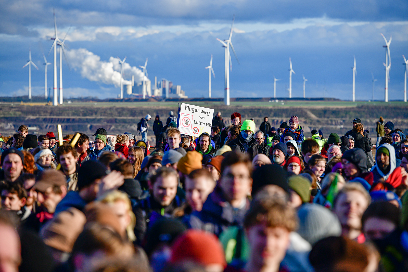 Environmental activists occupy the abandoned Luetzerath settlement in Germany