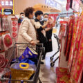 Residents shop for Spring Festival in Wuhan, Hubei Province, China.
